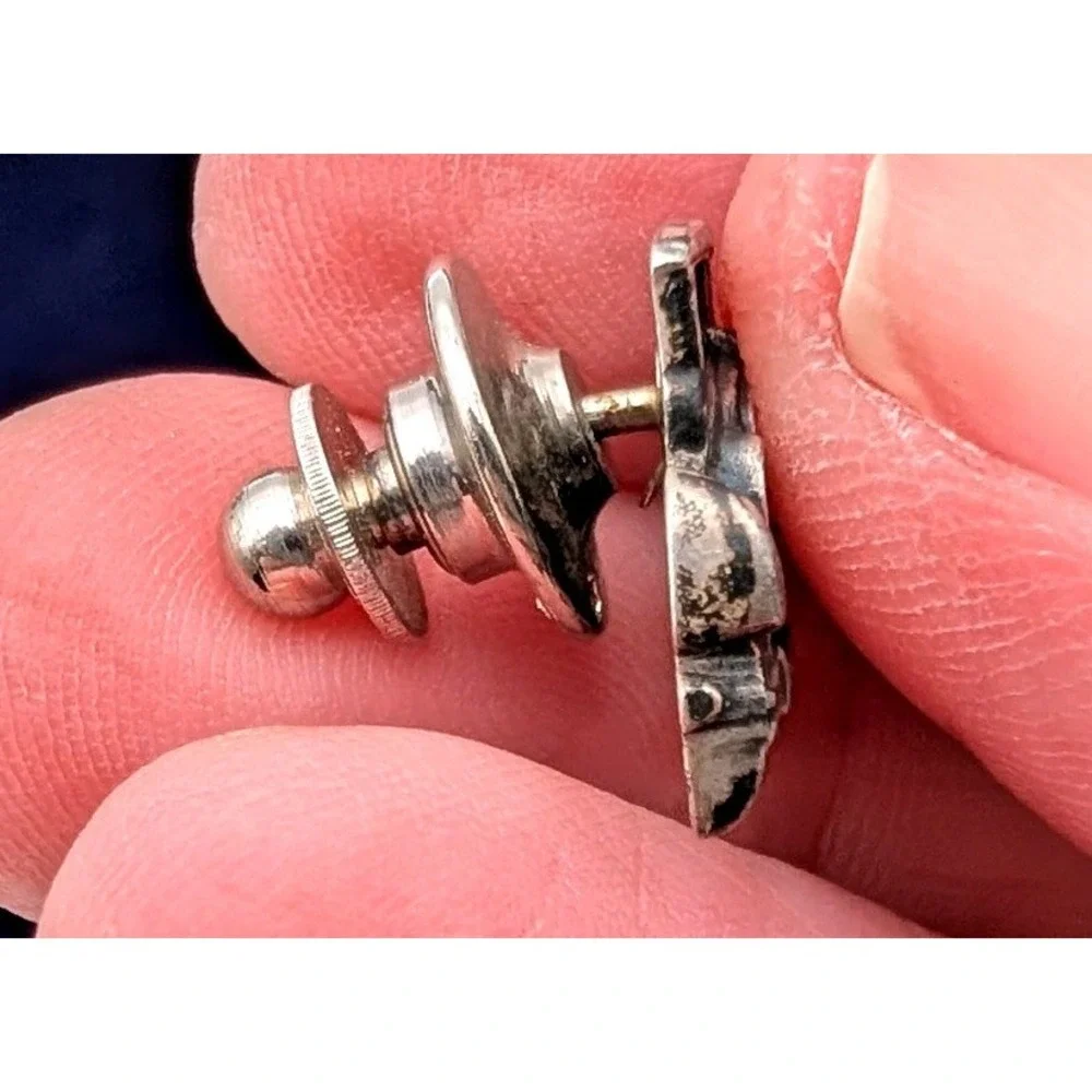 James Avery Sterling Silver Vintage Model T Car Lapel Pin Retired Grille Design